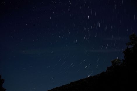 The area surrounding Coudersport is known for some of the darkest skies in the east. This photograph was taken across 15 minutes at 30" exposures, 2 hours away from Erie, the closest major city. (Pieter Kuiper / Wikimedia Commons User)