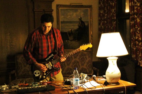 Hadi Adel, musician, treats the attendees of the first day of McGill's Ampersand Conference to a 78 minute set of background tunes on March 22, 2014. (Deborah Baremberg / Freelance Photographer) 